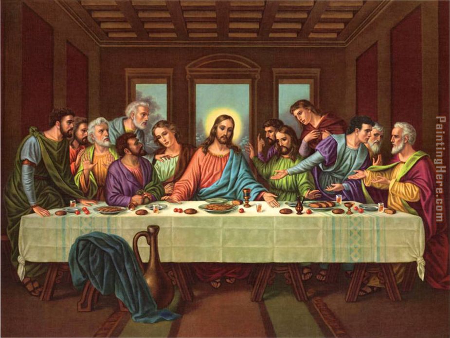 Leonardo da Vinci picture of the last supper II
